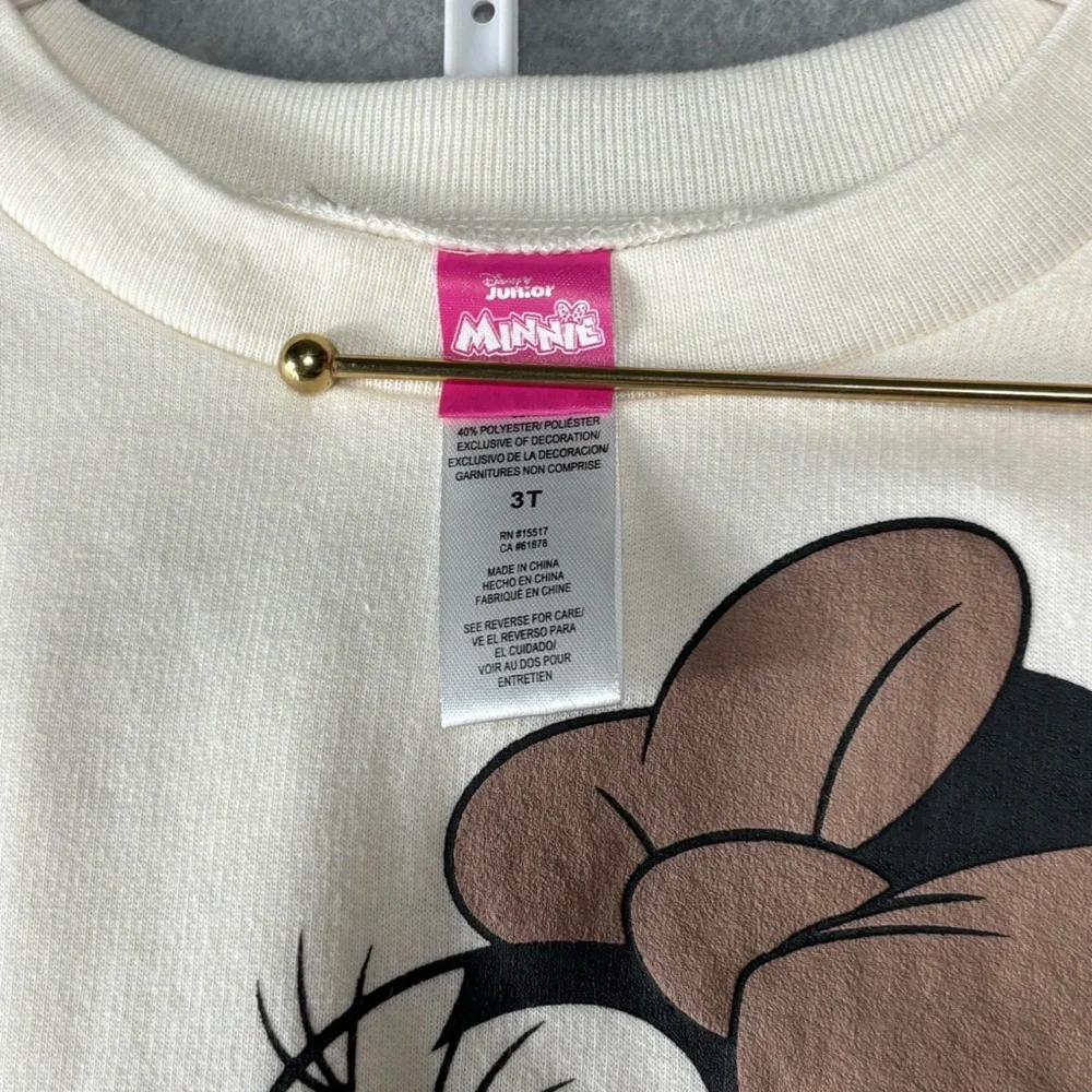 Disney Baby Minnie Mouse Toddler Sweater Ribbed Flared Girls Legging Set SZ 3T - Picture 5 of 9